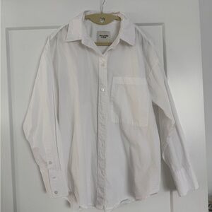 Abercrombie Oversized Women’s Poplin Shirt, Small
